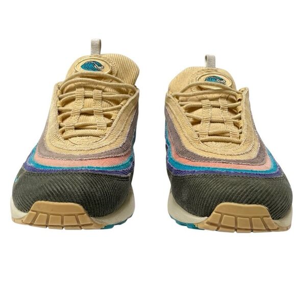 Nike Air Max 1/97 x Sean Wotherspoon Low Lace Up Sneakers Size 9 Multi Corduroy - Picture 5 of 11